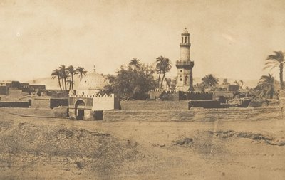 Mezquita de El-Arif y tumba de Mourad-Bey, en Souhadj de Maxime Du Camp