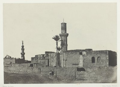 Mezquita cerca de Bab-el-Saïda, El Cairo de Maxime Du Camp
