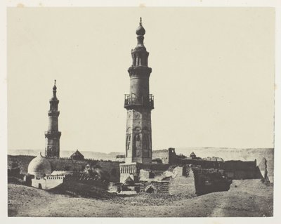 Mezquita de Aly-Bey, Girgeh, Alto Egipto, lámina 15 del álbum "Egypte, Nubie, Palestine et Syrie" (1852) de Maxime Du Camp