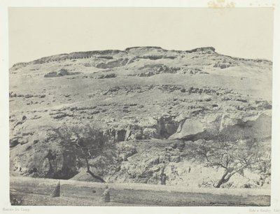 Necrópolis de la Antigua Licópolis, Alto Egipto de Maxime Du Camp