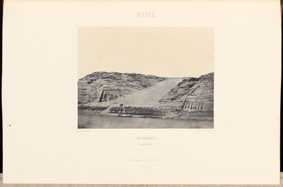 Nubia. Ibsamboul. Los dos speos de Maxime Du Camp