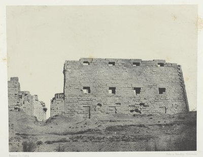 Palacio de Karnak, Grandes pilones del suroeste; Tebas de Maxime Du Camp