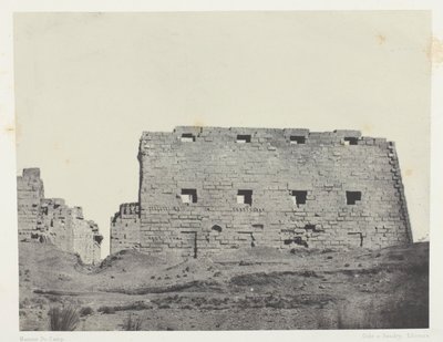 Palacio de Karnak, Grandes pilones del suroeste; Tebas de Maxime Du Camp
