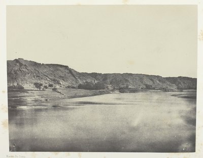 Rive Orientale du Nil (Village de Bab), Vue Prise au Sud Philoe; Nubie de Maxime Du Camp