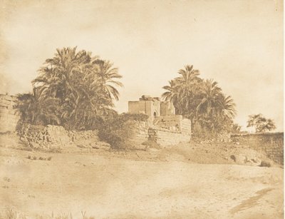 Ruinas de un Arco de Triunfo Romano, en Philae de Maxime Du Camp