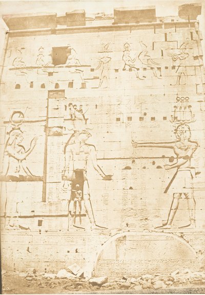 Segundo pilono del Templo de Isis, en Philae de Maxime Du Camp