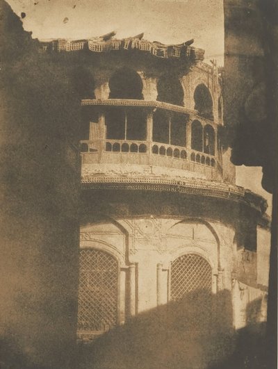 Sibila o Fuente y Escuela de Souk-el-asr, en El Cairo, diciembre de 1849-enero de 1850 de Maxime Du Camp