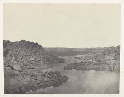 Salida de la Primera Catarata, Alto Egipto de Maxime Du Camp