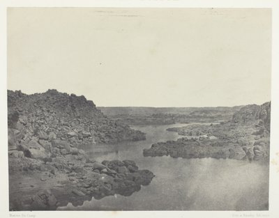 Salida de la Primera Catarata, Alto Egipto de Maxime Du Camp