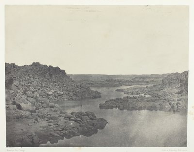 Sortie de la Première Cataracte, Haute-Egypte de Maxime Du Camp