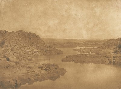 Sortie de la première Cataracte côté S.E., 1849-50 de Maxime Du Camp