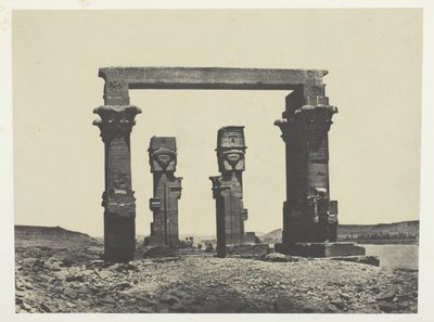 Templo de Kardassy, Nubia de Maxime Du Camp