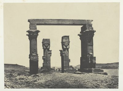 Templo de Kardassy, Nubia de Maxime Du Camp