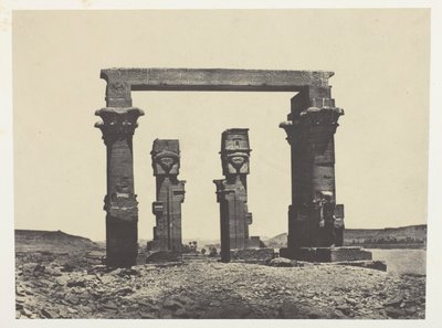 Templo de Kardassy, Nubia de Maxime Du Camp