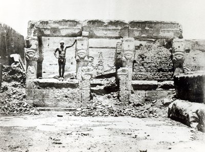 Templo de Hathor en Dendarah, 28 de mayo de 1850 de Maxime Du Camp