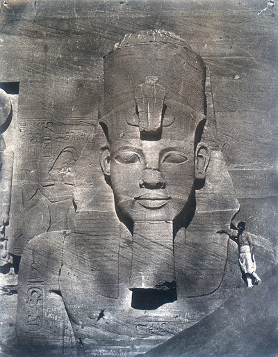 La estatua colosal de Ramsés II, 1852 de Maxime Du Camp