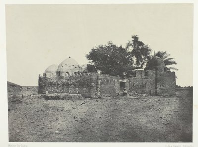 Tombeau de Cidi-Abdellah-el-Marabout, Alto Egipto, 1849-51, impreso en 1852 de Maxime Du Camp