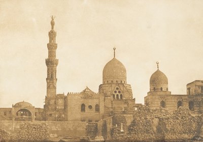 Tumba del Sultán Kait-Bay, en El Cairo, diciembre de 1849-enero de 1850 de Maxime Du Camp