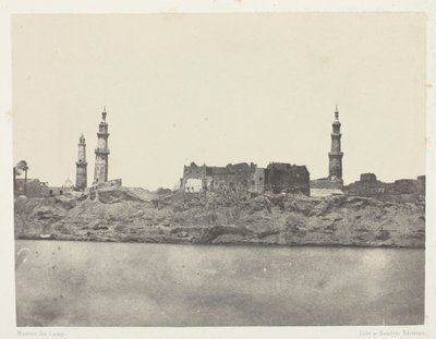 Vista general, Girgeh, Alto Egipto de Maxime Du Camp