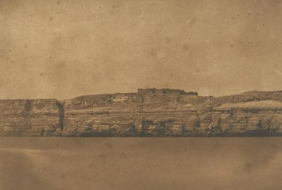 Vista de Djebel-el-teir y del Convento de la Polea de Maxime Du Camp