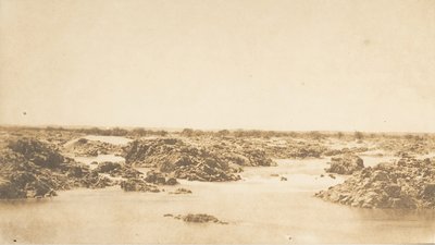 Vista de los rápidos de la Segunda Catarata, marzo de 1850 de Maxime Du Camp