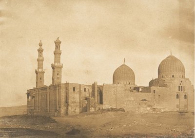 Vista general de la Mezquita y la Tumba del Sultán Bezkouk, El-Melek de Maxime Du Camp