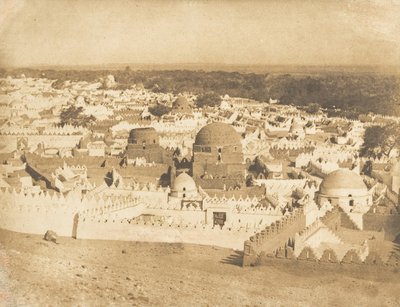 Vista general del Cementerio de Siout, 1849-50 de Maxime Du Camp