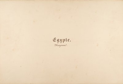 Égypte, Nubie, Syrie: Paisajes y Monumentos, 1849-50 de Maxime Du Camp