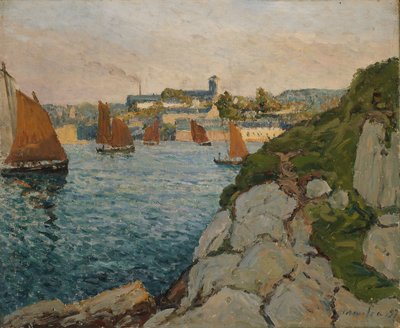 Douarnenez bajo el sol, 1897 de Maxime Emile Louis Maufra