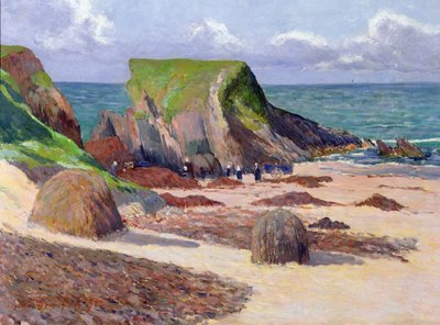 Cosecha de algas, 1891 de Maxime Emile Louis Maufra