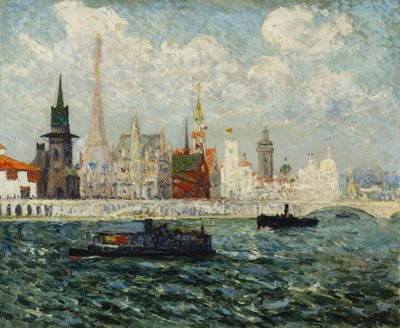 Los pabellones, Exposición Internacional de París, 1900 de Maxime Emile Louis Maufra