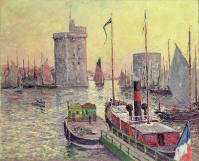 El puerto de La Rochelle de Maxime Emile Louis Maufra