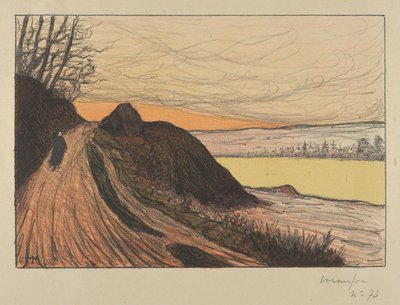 El Camino de Gaud La Route de Gaud, 1893 de Maxime Emile Louis Maufra