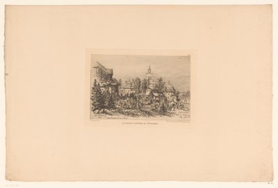 Vista de Trocadéro Le palais algerien au Trocadero (título sobre objeto) de Maxime François Antoine Lalanne