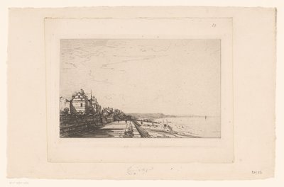 Vista de Villers Villers (Calvados) (título sobre objeto) de Maxime François Antoine Lalanne
