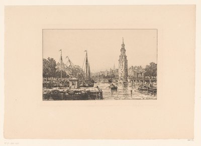 Vista de la torre Montalbán en Ámsterdam
Tour de Montalban Amsterdam de Maxime François Antoine Lalanne