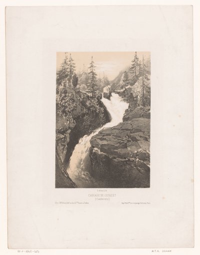 Vista de la cascada de Cerisey, cerca de Cauterets
Cascade de Cerizet (Cauteretz) (título en el objeto) de Maxime François Antoine Lalanne