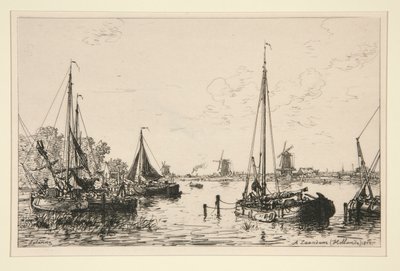 A Zaandam, Holanda (En Zaandam, Holanda) de Maxime Lalanne