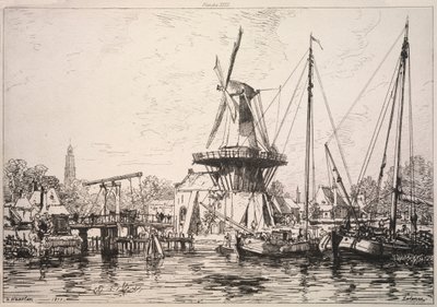 En Harlem, Holanda, 1877 de Maxime Lalanne