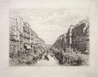 bulevar montmartre de Maxime Lalanne