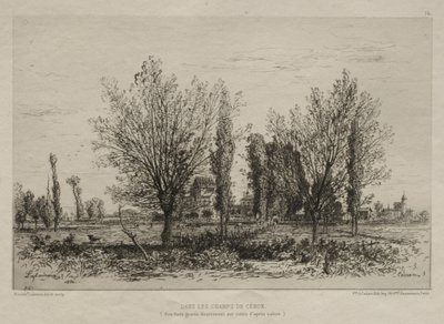 En los campos de Cénon, 1876 de Maxime Lalanne