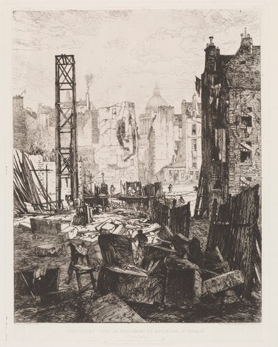 Demolición para Apertura de Boulevard St. Germain de Maxime Lalanne
