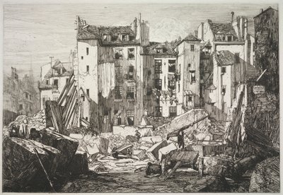 Demolición para la Apertura de la Rue des Écoles de Maxime Lalanne