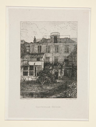 Hauteville-House, pl. 2 de la suite En Victor Hugo (Victor Hugo). de Maxime Lalanne