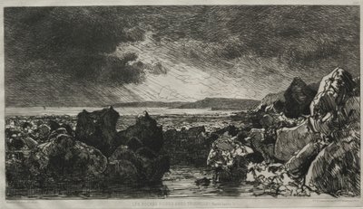 Les roches noires cerca de Trouville de Maxime Lalanne