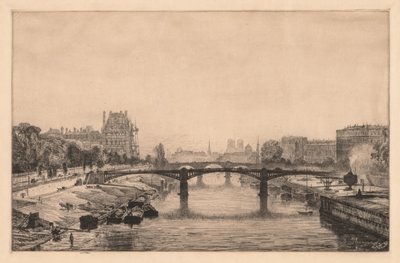 París, vista desde el puente de la Concordia de Maxime Lalanne