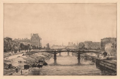 París, Vista desde el Puente de la Concordia de Maxime Lalanne