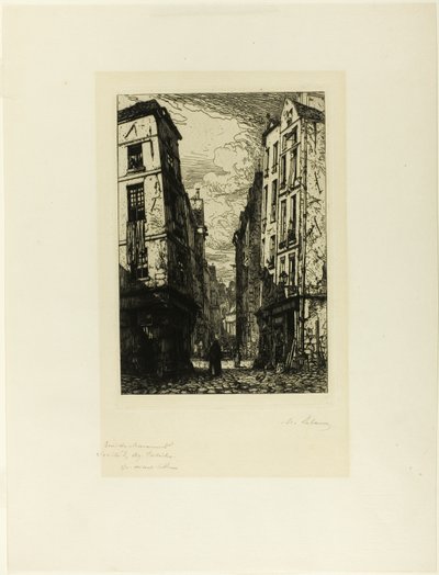 Rue des Marmousets de Maxime Lalanne