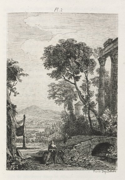 Tratado de La Grabado al Agua Fuerte: Placa 2, 1866 de Maxime Lalanne