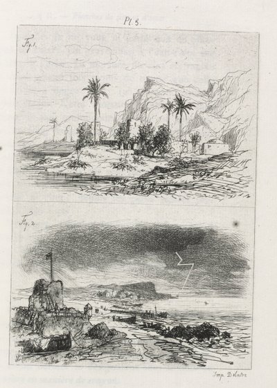 Tratado de la Grabado al Agua Fuerte: Lámina 5, 1866 de Maxime Lalanne